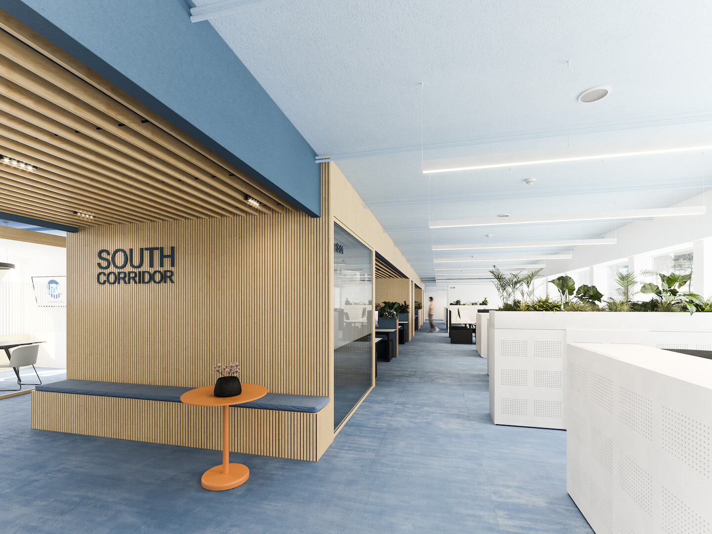 Interior renovation of individual offices to a NWOW working environment