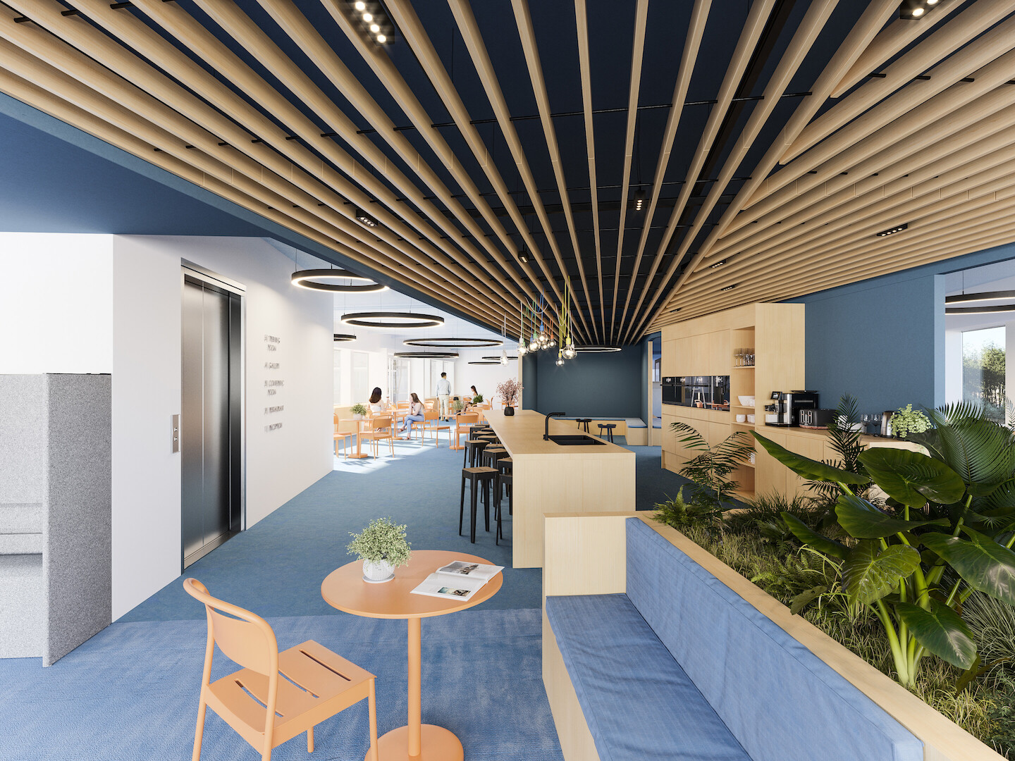 Interior renovation of individual offices to a NWOW working environment