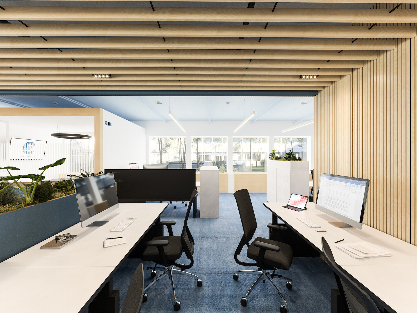 Interior renovation of individual offices to a NWOW working environment