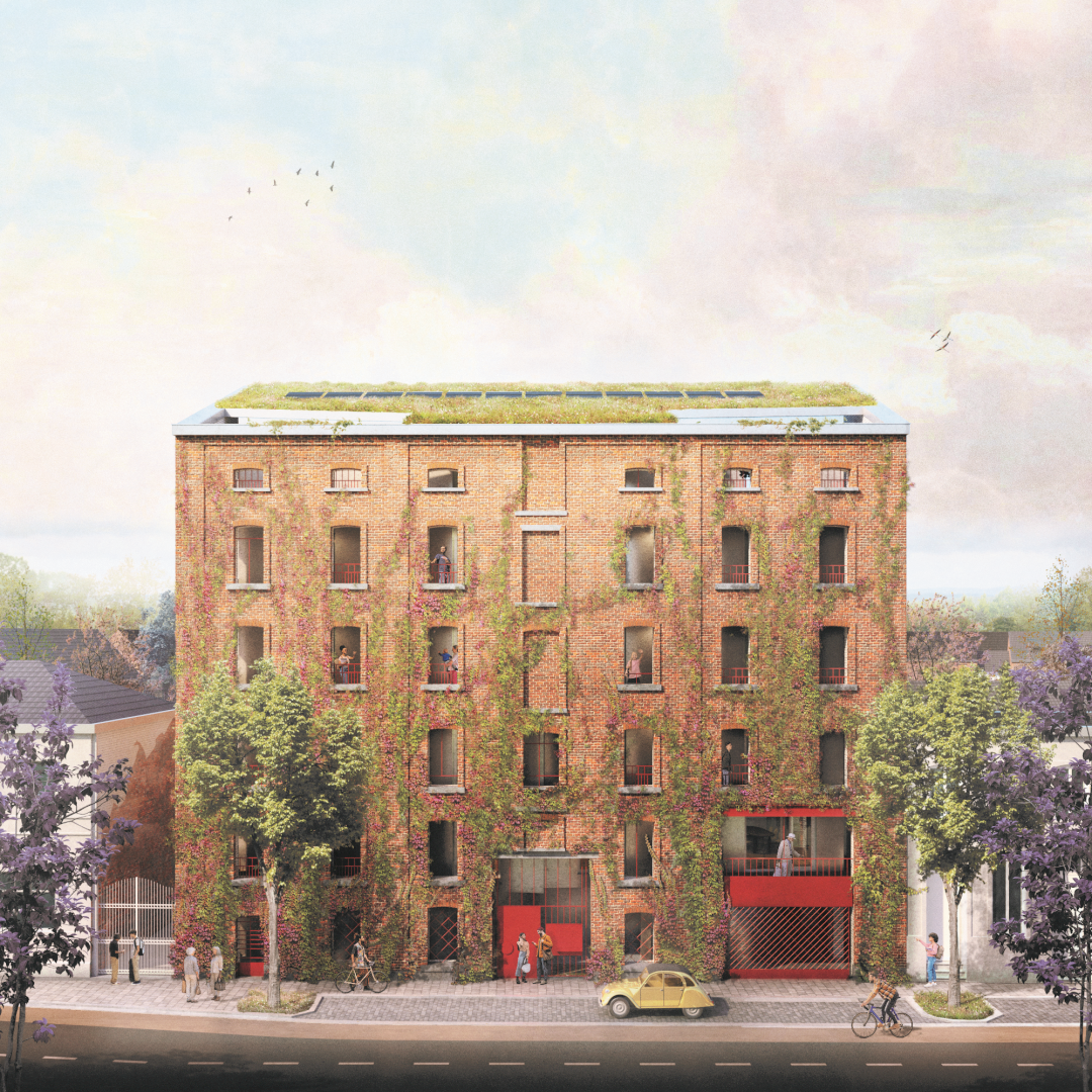 Transformation warehouse into 18 residential apartments