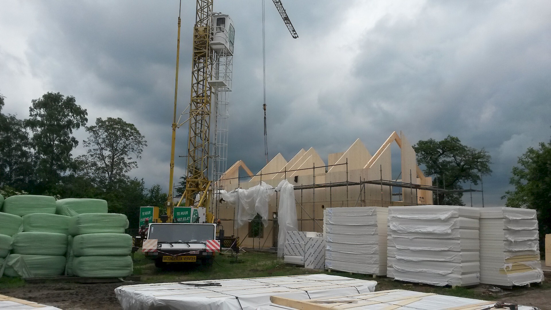 Boerderijwoning met massief houtbouw constructie