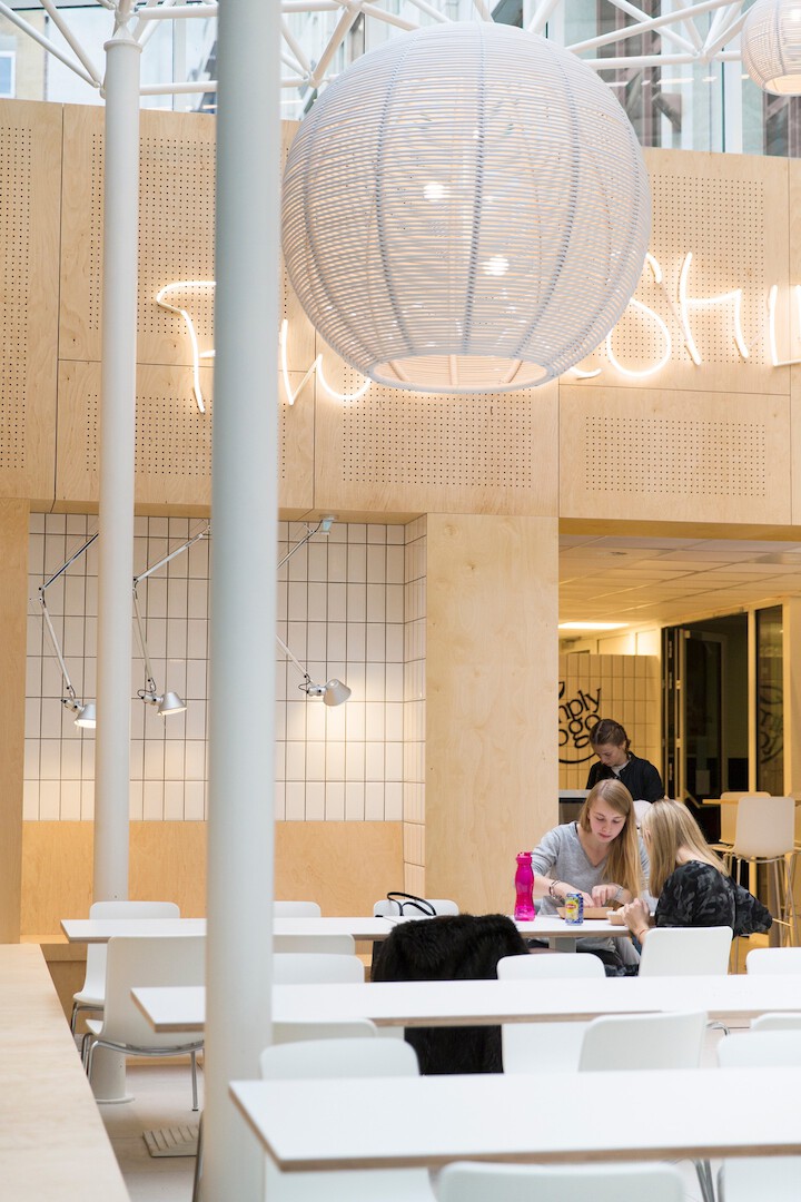 Interieur renovatie van een schoolgebouw