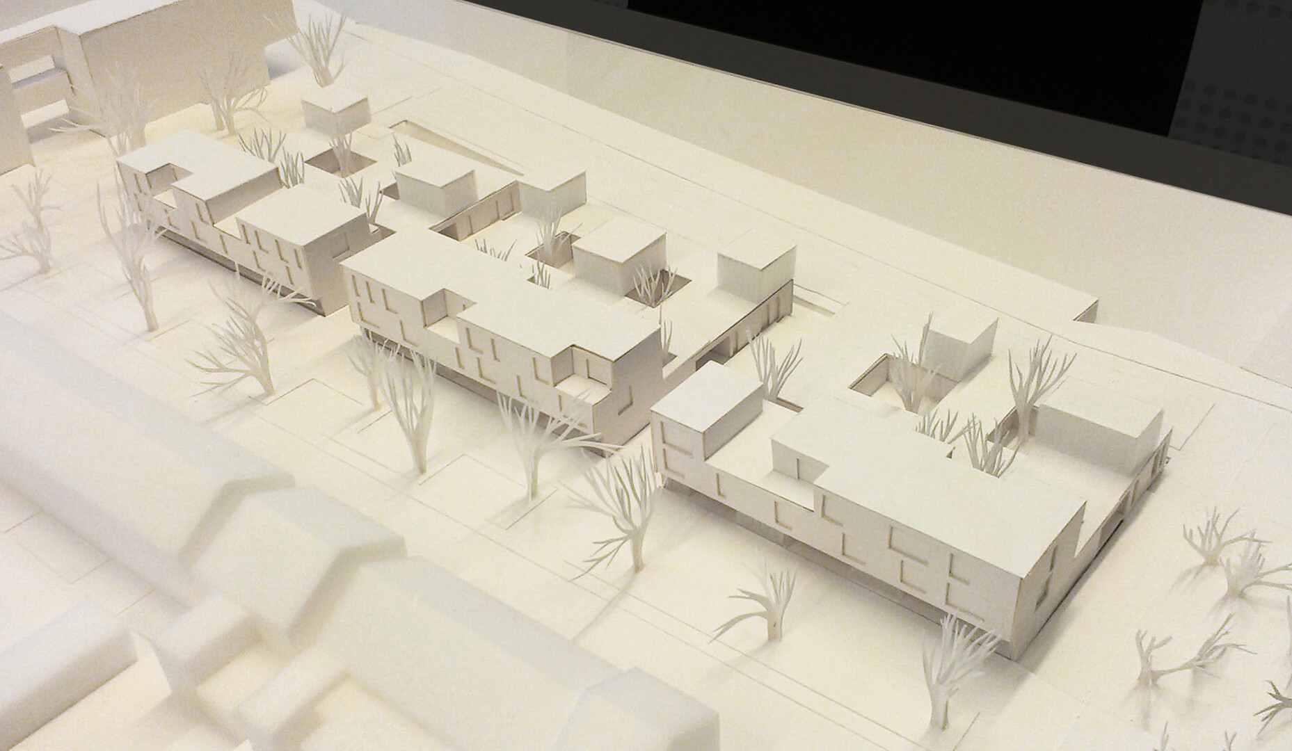 'Room with a view', winnend wedstrijdontwerp voor 30 eengezinswoningen