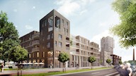 'Between dock and boulevard', 33 woningen en 112 appartementen