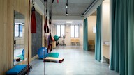 Interieurontwerp van een kine praktijk