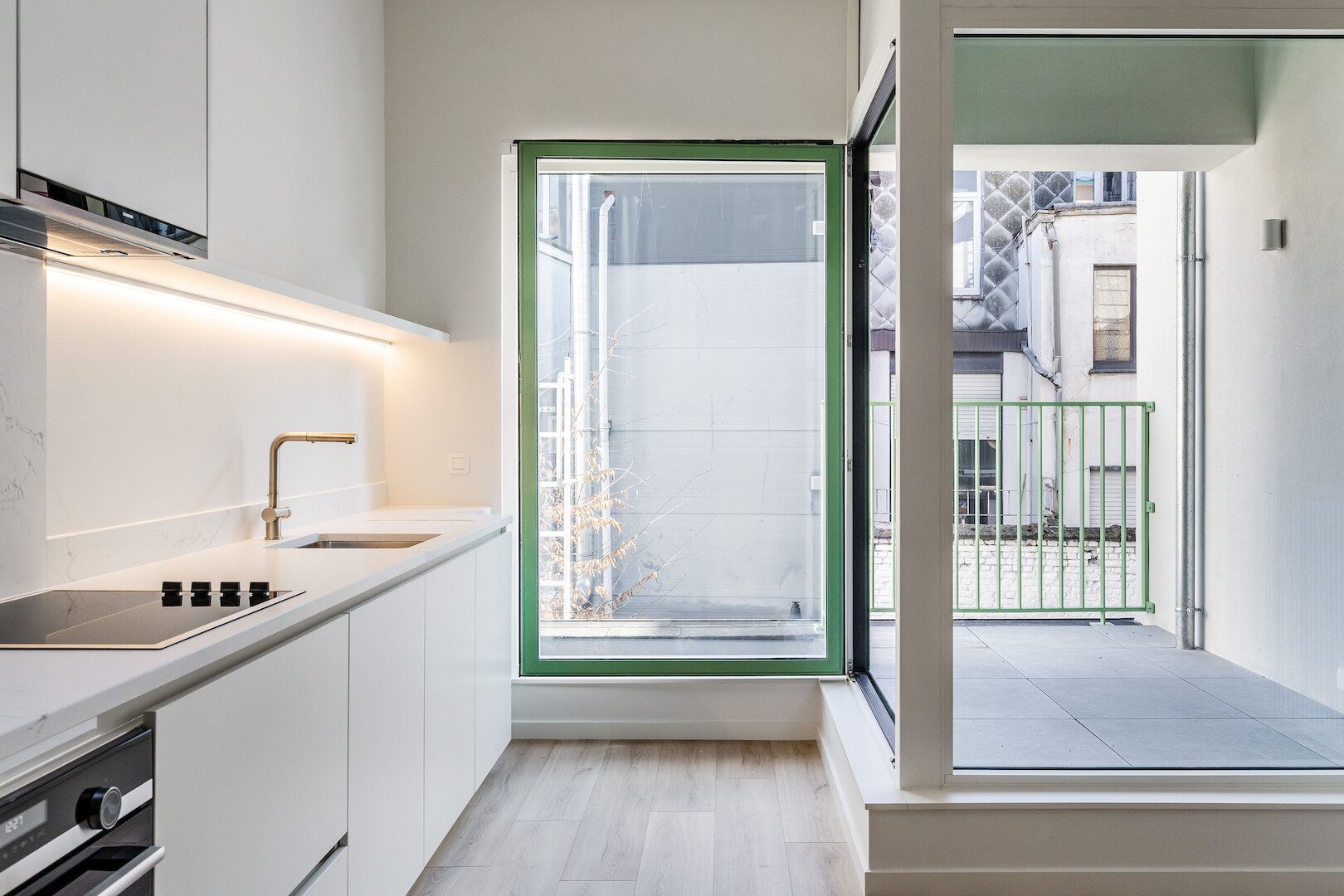 Two dwellings merged into one residential complex