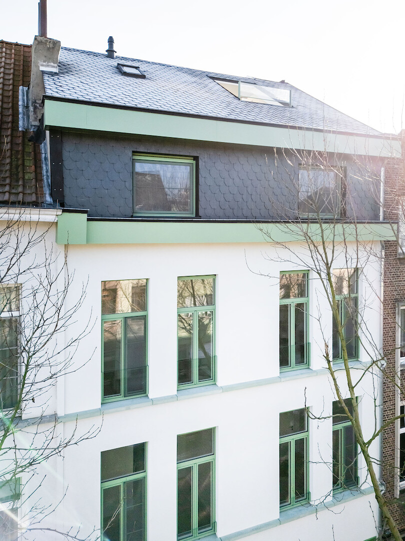 Two dwellings merged into one residential complex